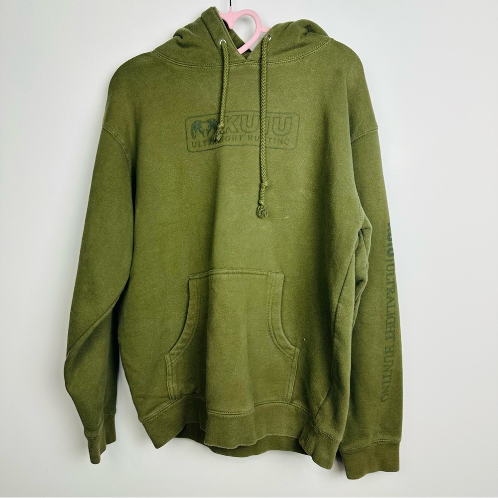 KUIU Men's Forest Green Pullover Hoodie size medium